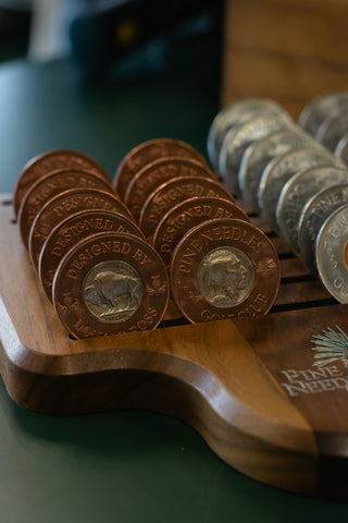 Buffalo Nickel Ball Marker