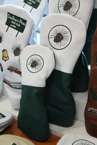 Pine Needles Cone Logo Cover