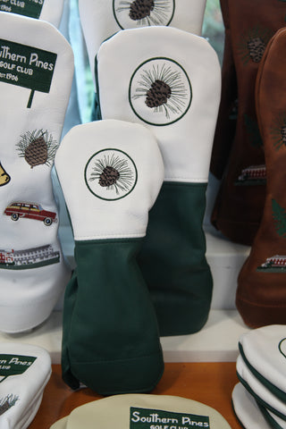 Pine Needles Cone Logo Cover