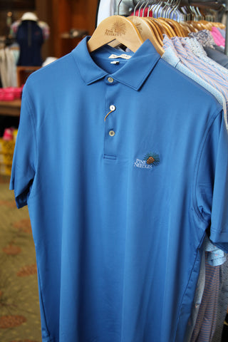 Pine Needles Sailor Navy Summer Comfort Polo