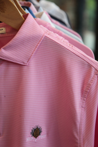 Mid Pines Pink & White Peter Millar