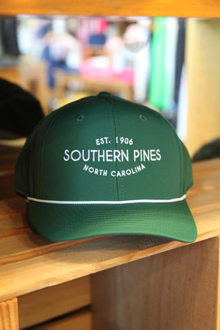Southern Pines Hunter Green Rope Hat