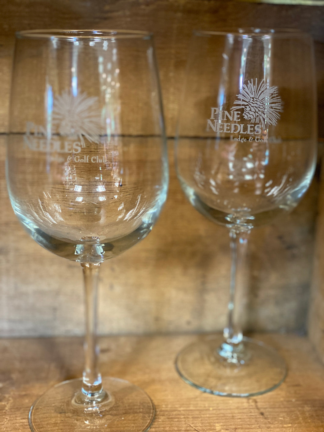 Pine Needles Wine Glass Set