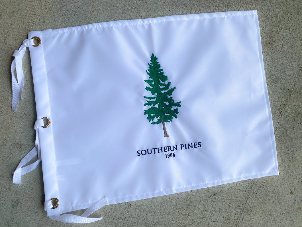 Southern Pines Logo'd Pin Flag