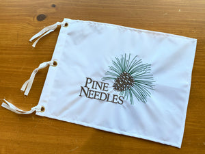 Pine Needles Logo'd Pin Flag